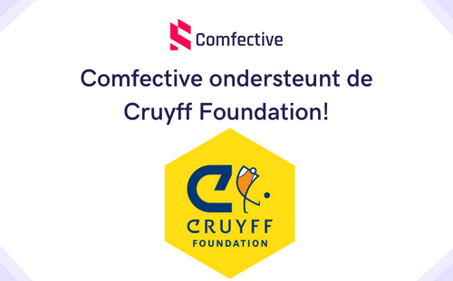 Cruyff foundation logo met Comfective logo voor een blogpost