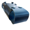 Onderkant van de Buffel DT3785 lederen draagtas productfoto