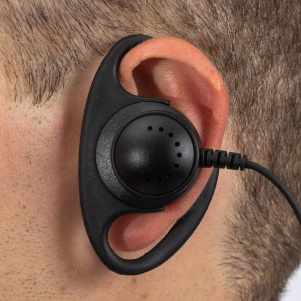 Headset voor Kenwood TK series om het oor